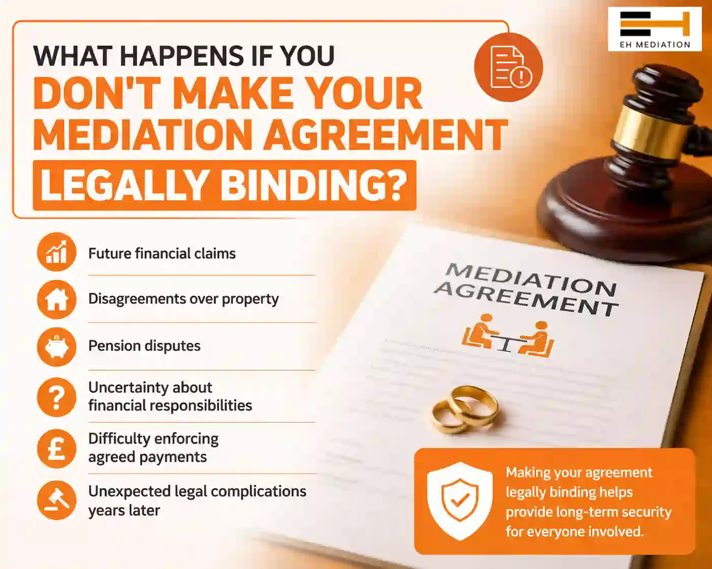 What Happens If You Don't Make Your Mediation Agreement Legally Binding Dunstable?